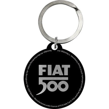 Keyring-round: Fiat 500